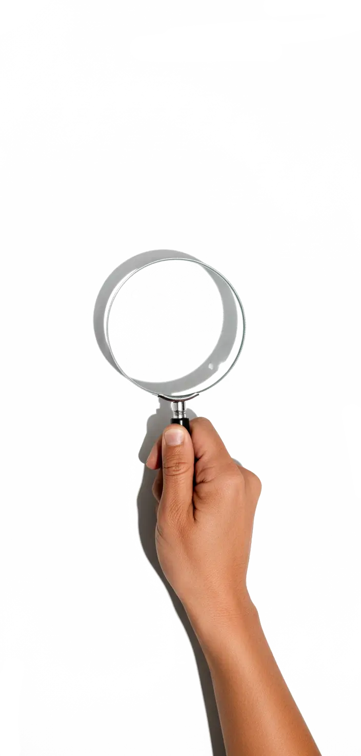 Vergrootglas voor het vinden van makelaars op MakelaarsTarieven.com